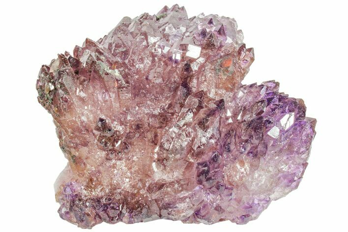 Amethyst Crystal Cluster with Hematite Inclusions - India #168773